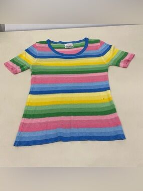 VINTAGE KNIT RAINBOW TEE